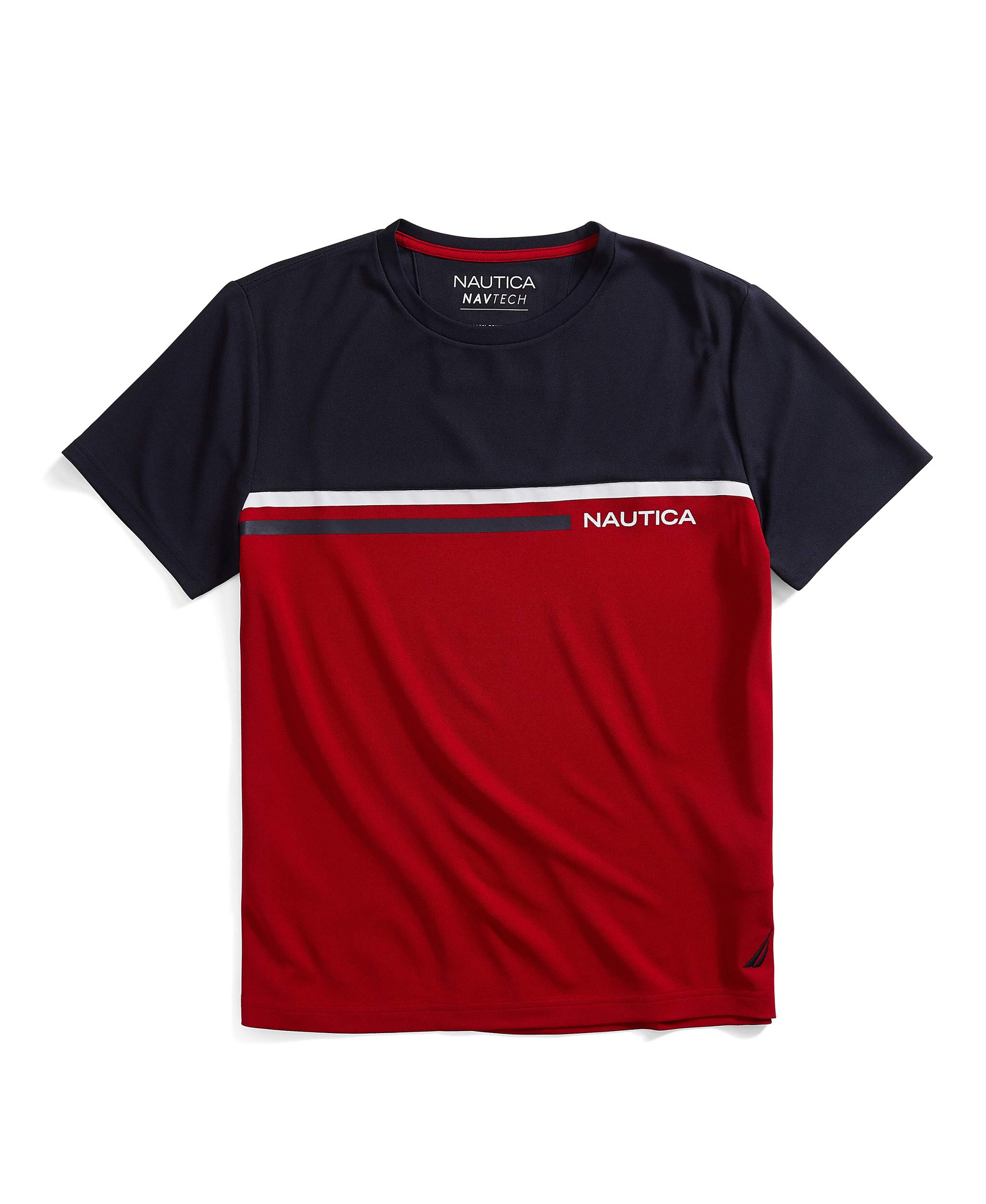 Nautica Nautica Men's Navtech Colorblock tee Camiseta Hombre (Pack de 1)