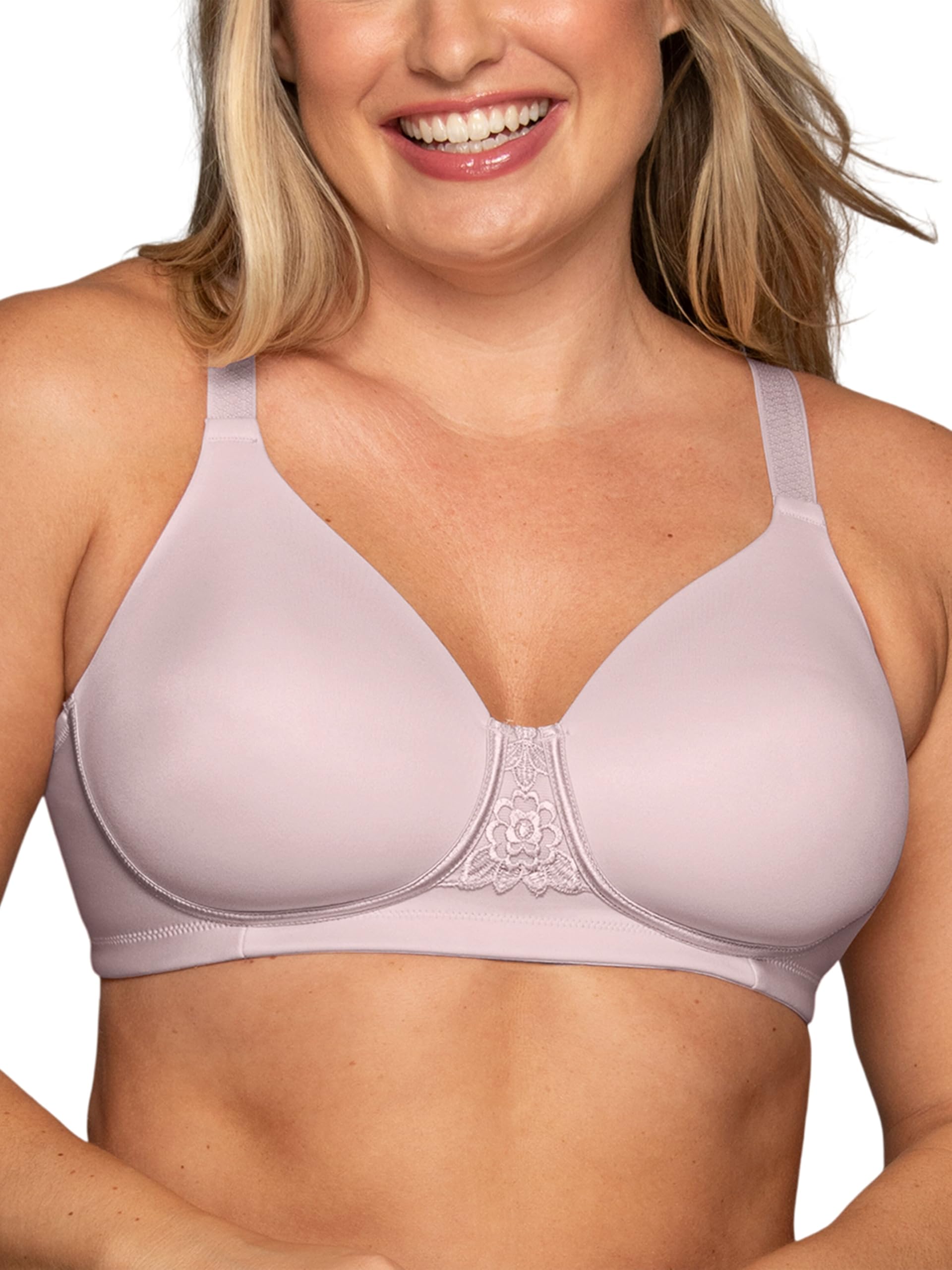 Vanity Fair Women's Full Figure Beauty Back Smoothing Bra, 4 Way Stretch Fabric,