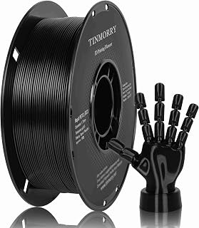TINMORRY PETG Filament 1.75mm, Rapid PETG-Eco 3D Printing Filament, Compatible with Most FDM 3D Printers, 1 KG 1 Spool, Black