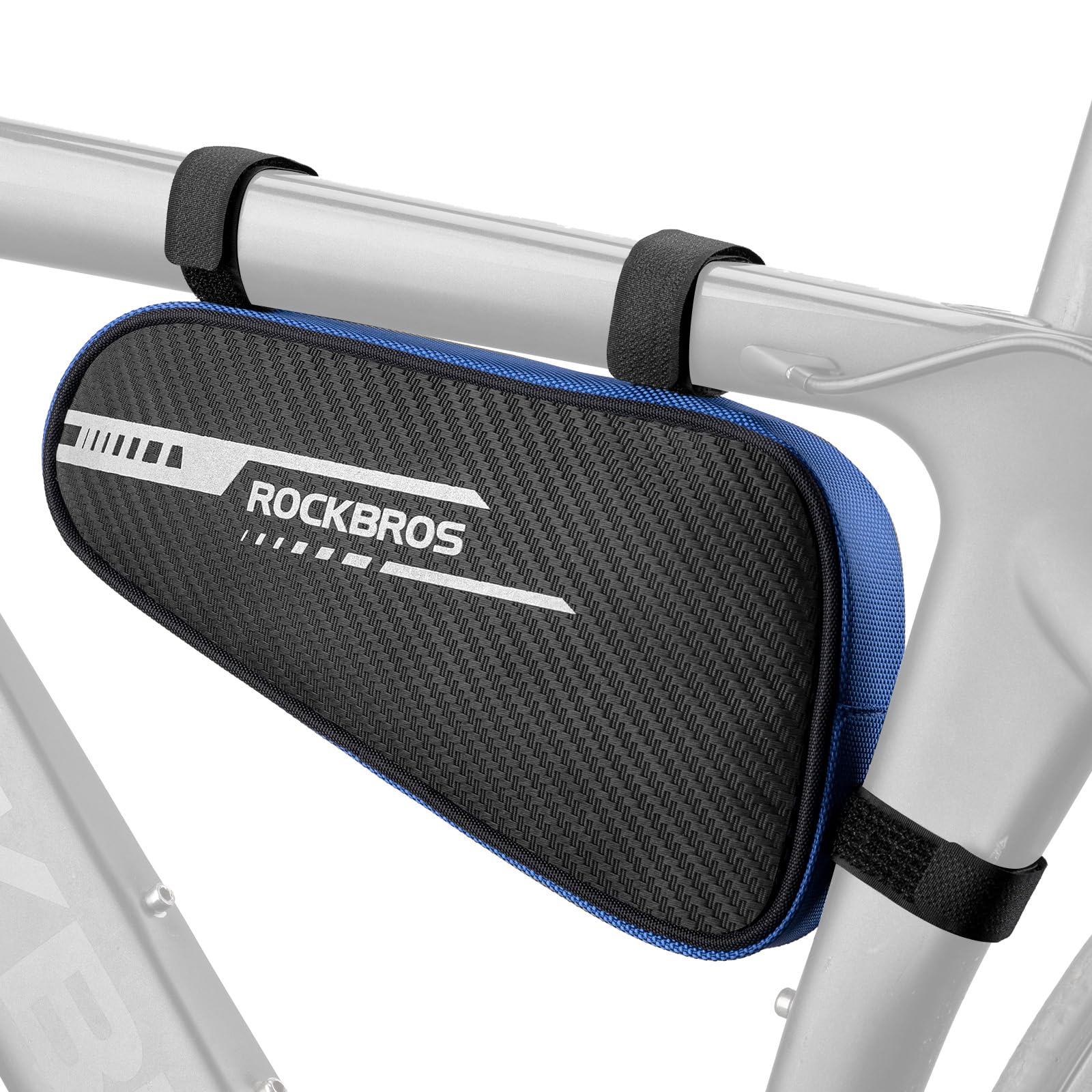 ROCKBROS Bike Triangle Frame Bag Reflective Under Top Tube Pouch