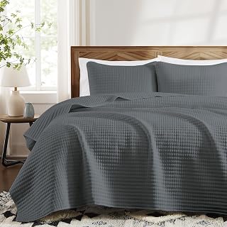 King Size Quilt-Lightweight Bedspreads Grey King Quilt Bedding Set