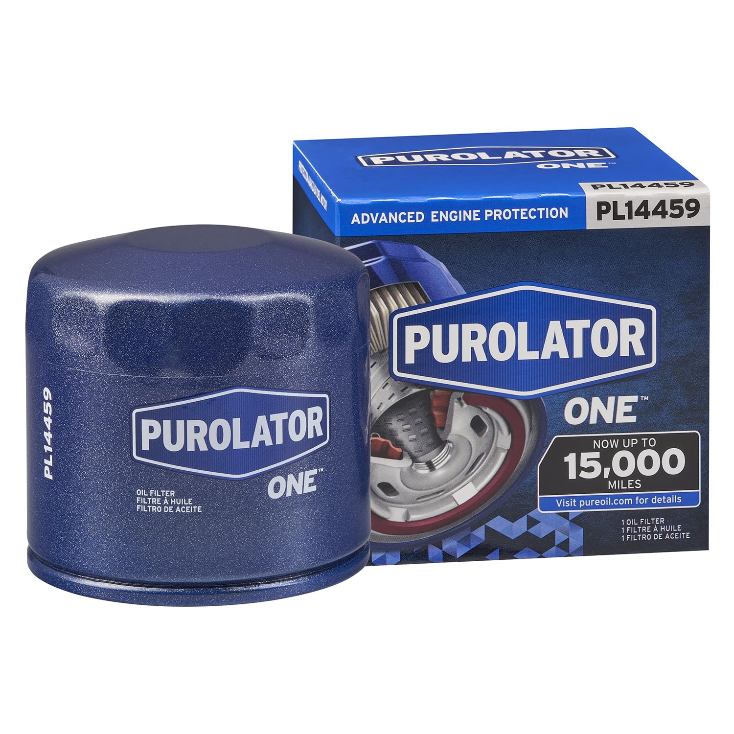 Purolator PL14459 PurolatorONE Advanced Engine Protection Spin On Oil Filter Com