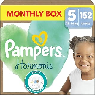Pampers Harmonie Nappies Size 5 Monthly Box