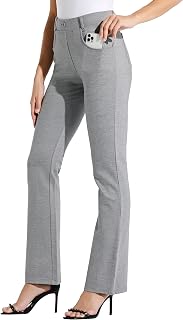 Willit Women's Yoga Dress Pants Bootcut 28"/29"/30"/31"/33"
