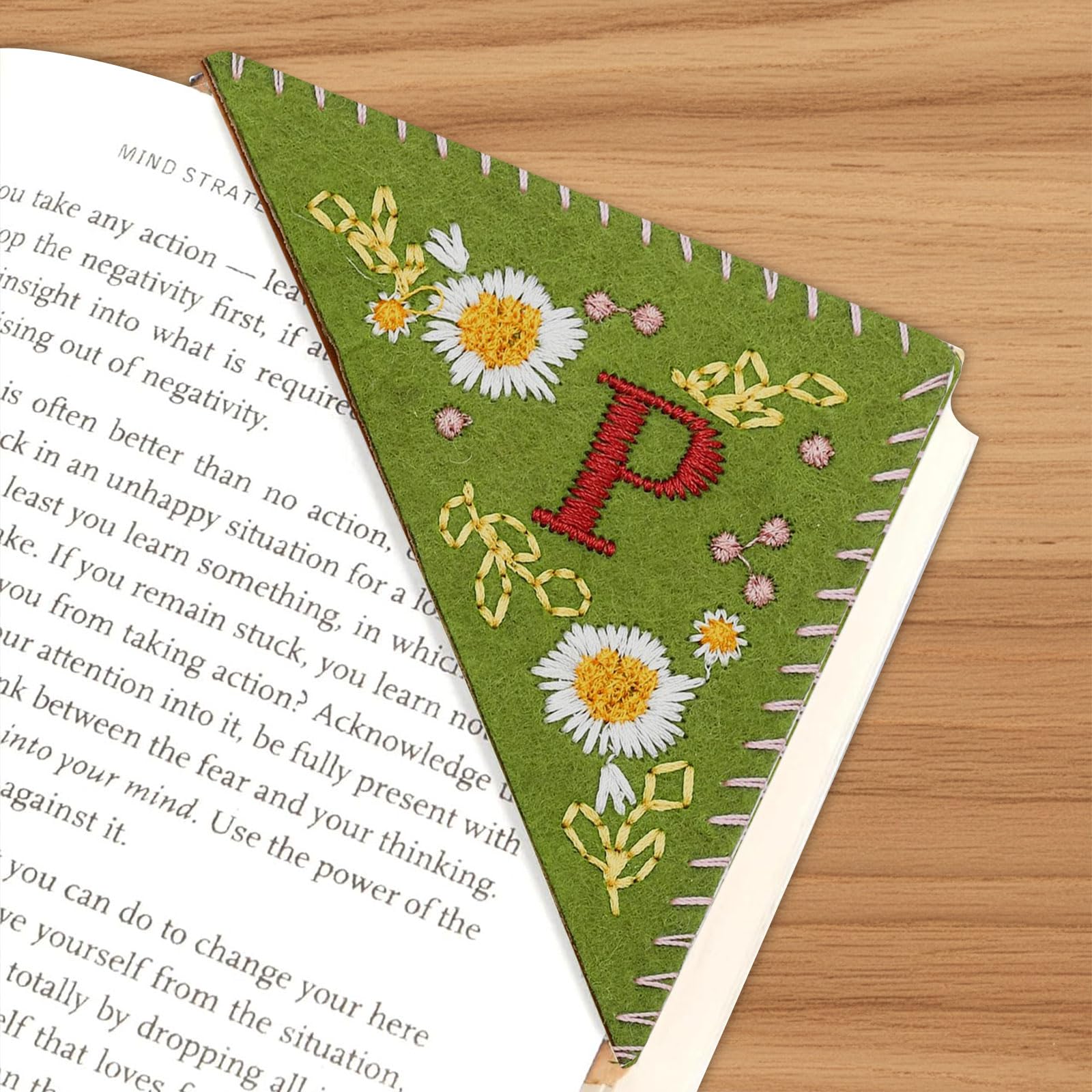 Embroidered Book Marks for Reading- Handmade Bookmark for Book Lovers, Personali