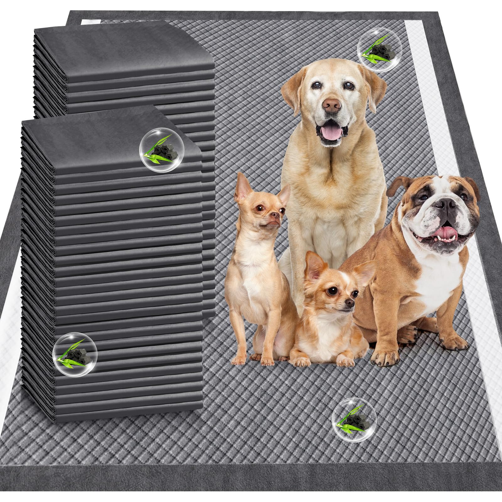 Gimars XXL Thicken 6 Layers Ultra Absorbent Dog Pee Pads Extra Large - Leak-Proo