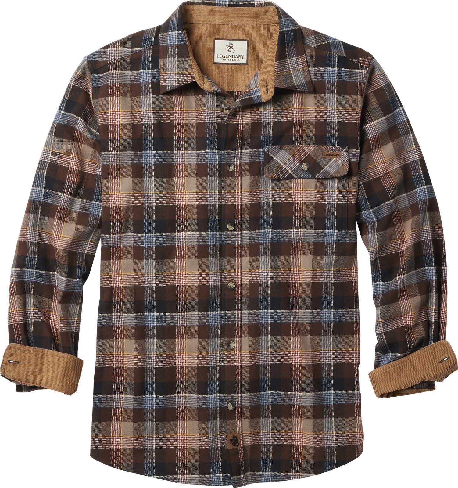 Legendary Whitetails Mens Buck Camp Flannel Shirt