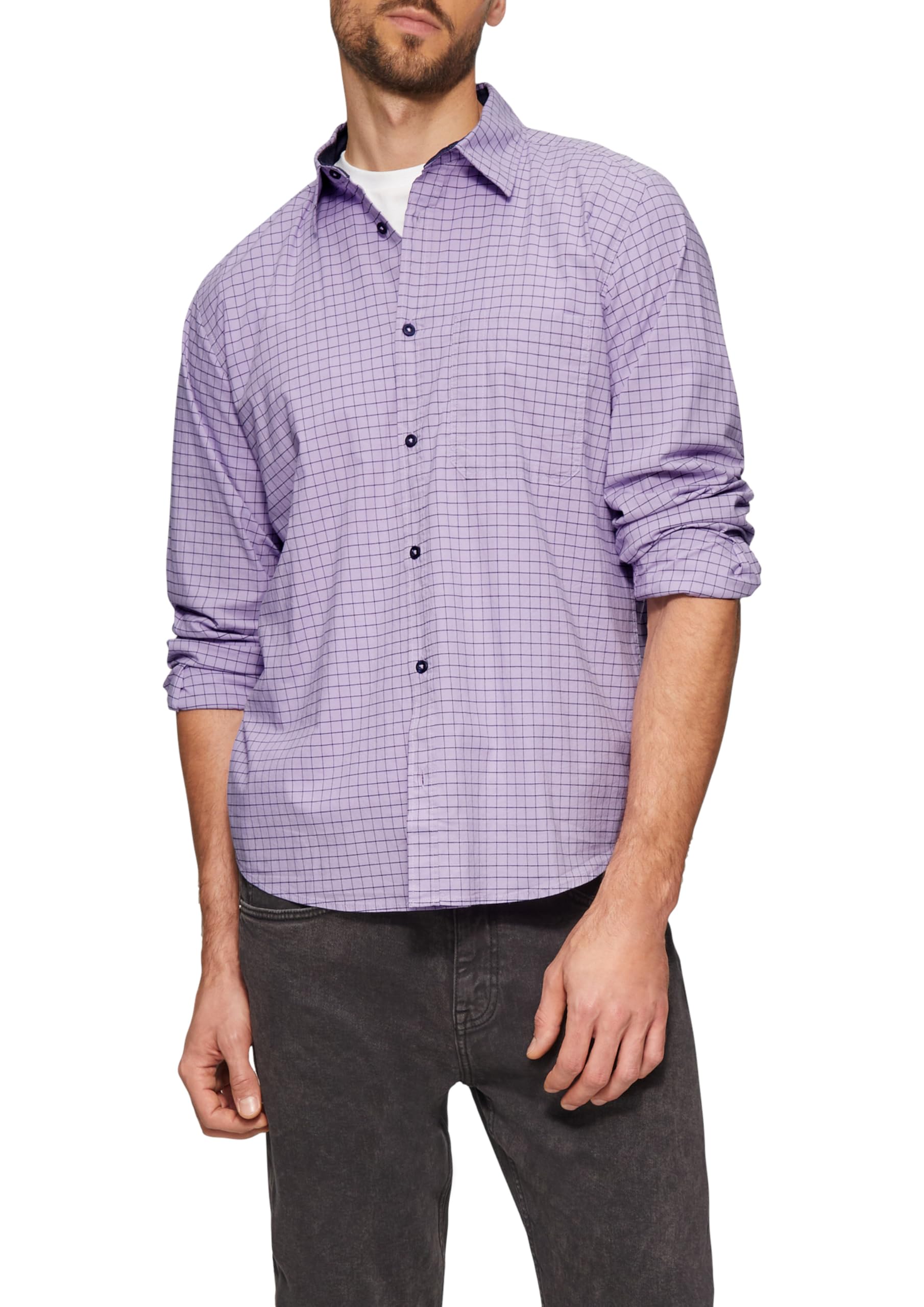 s.Oliver 2164316 Men's Long Sleeve Shirt (Pack of 1)