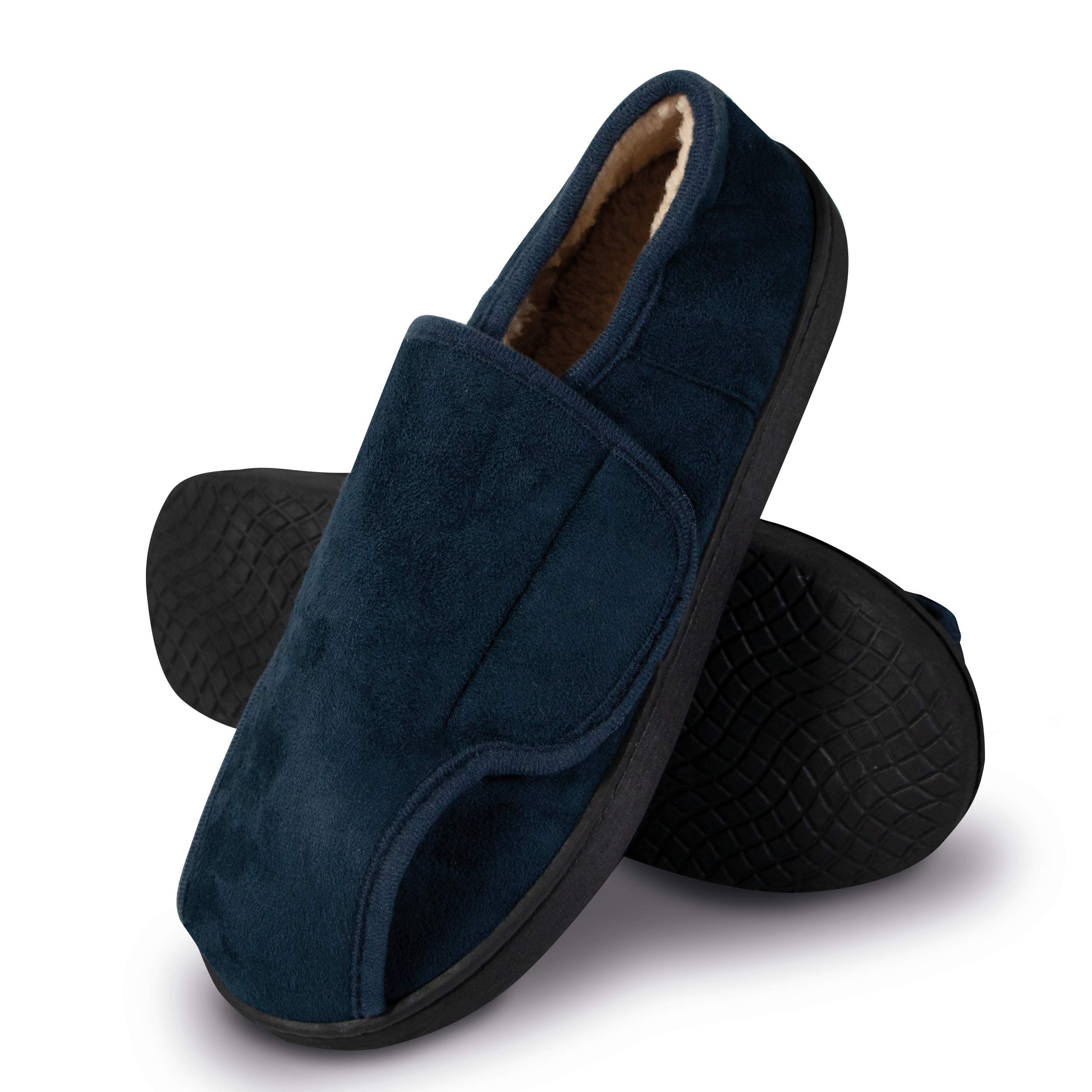 SHD Slippers for Men and Women, Non-Slip Slippers, Warm and Comfortable, Velcro 