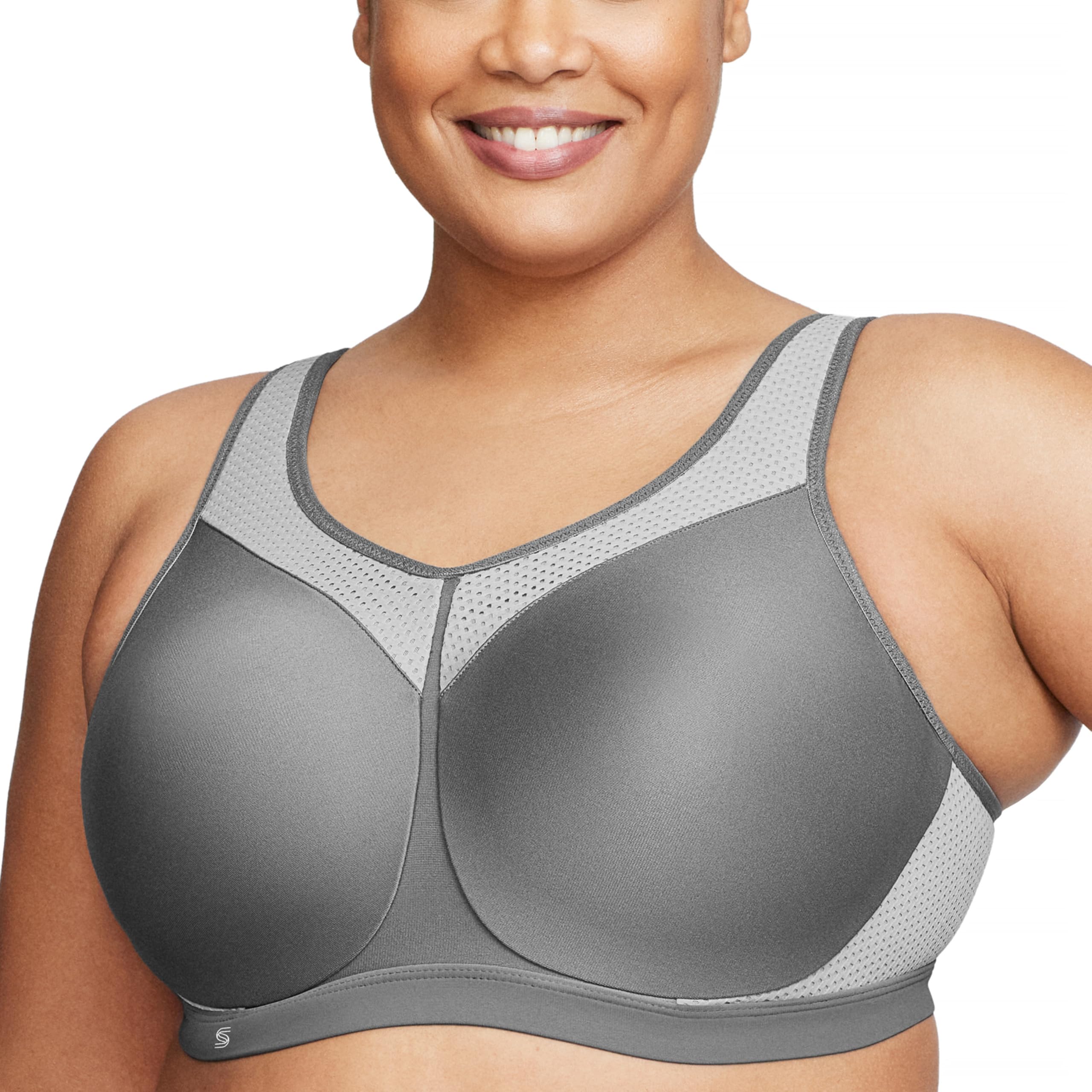 Glamorise Wonderwire Women's Plus Size High Impact Underwired Sports Bra 9066