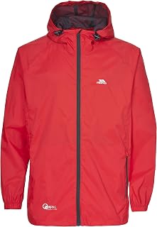 Trespass Unisex Adult Qikpac Jacket Compact Roll-Up Waterproof Raincoat