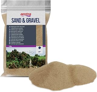 Amtra Fine Ambra Sand Aquatic Accessories, 2 mm, Amber, 5kg