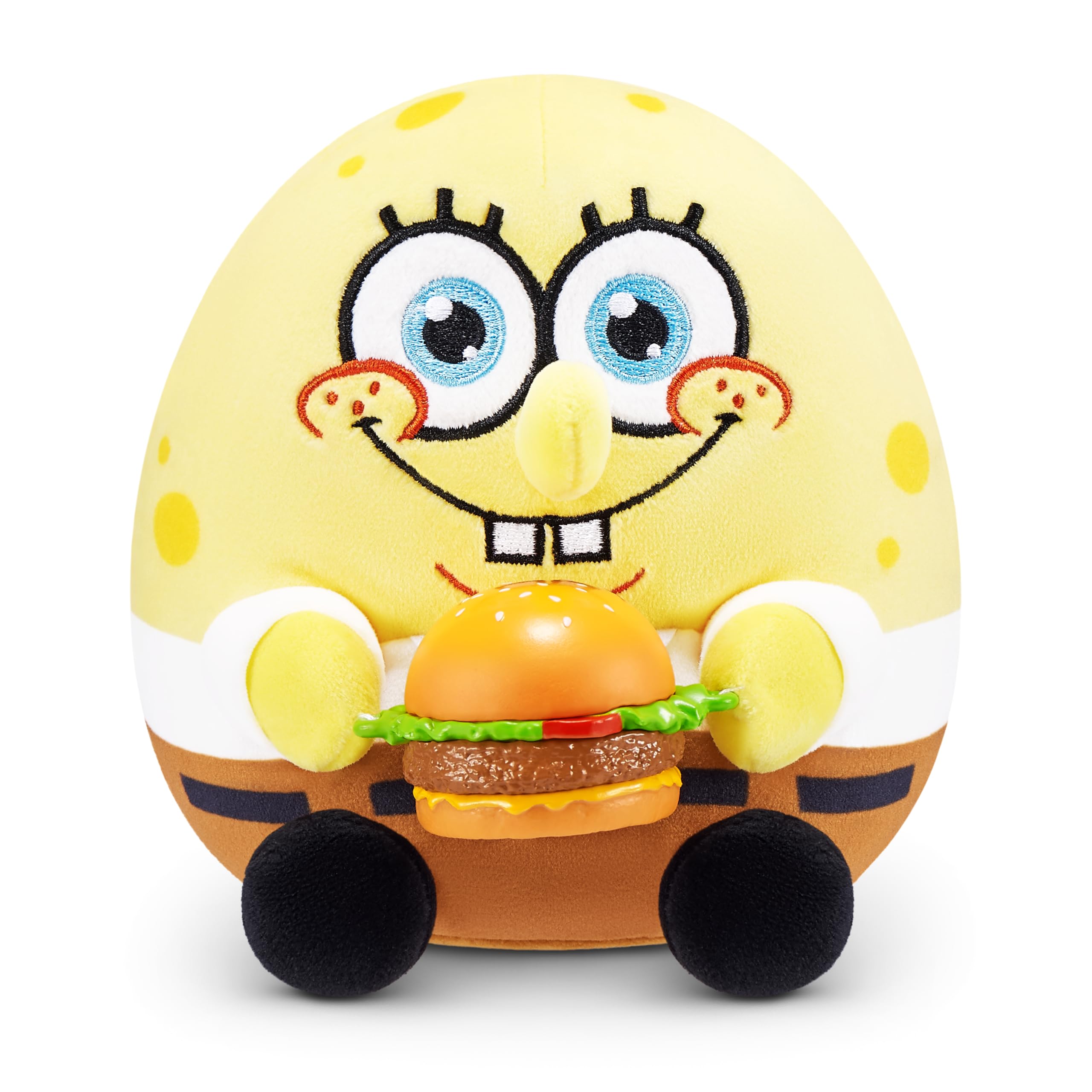 Snackles Licensed Character Spongebob Squarepants 5-inch Plush by ZURU Plush wit