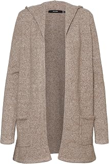 VERO MODA Vmdoffy LS Open Hood Cardigan Ga Noos Sweater Women