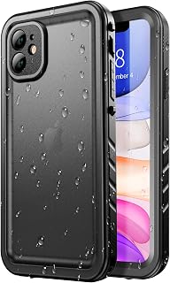 SPORTLINK for iPhone 11 Waterproof 360 Full Body Case, Black