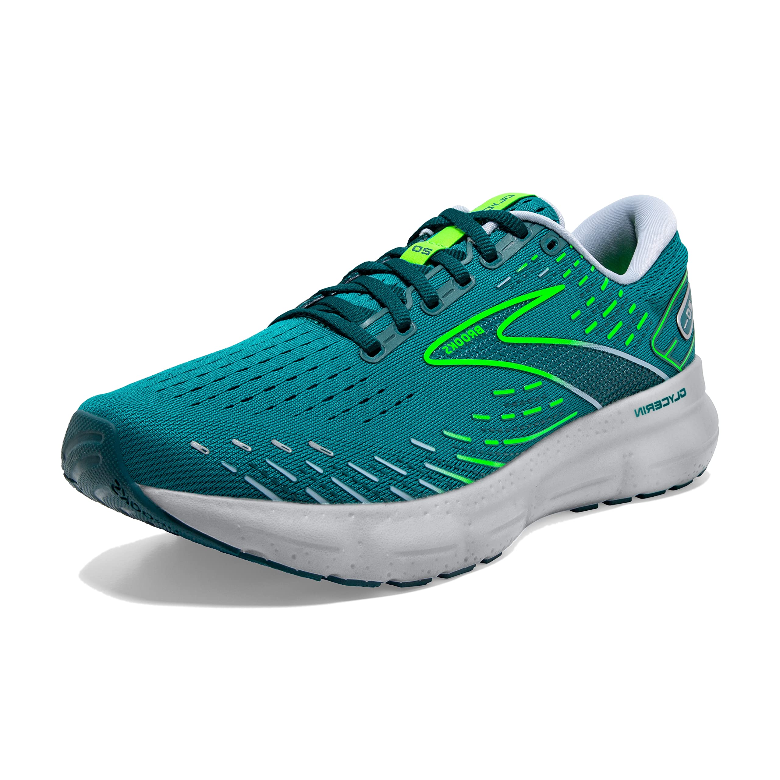 Brooks Glycerin 20, Men's Running Shoes, Deep Blue Palace Orange, 9 UK