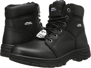 Skechers for Work 77010 Workshire Condor Work Boots, Black/White, 48.5 EU