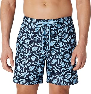 Amazon Essentials Men's Swimming Trunks with Mesh Lining, Pockets, Drawstring Closure