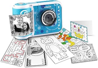 VTech KidiZoom PrintCam, High-Definition Digital Camera for Photos and Videos, Instant Prints, Flip-Out Selfie Camera, Kids Age 4 and up