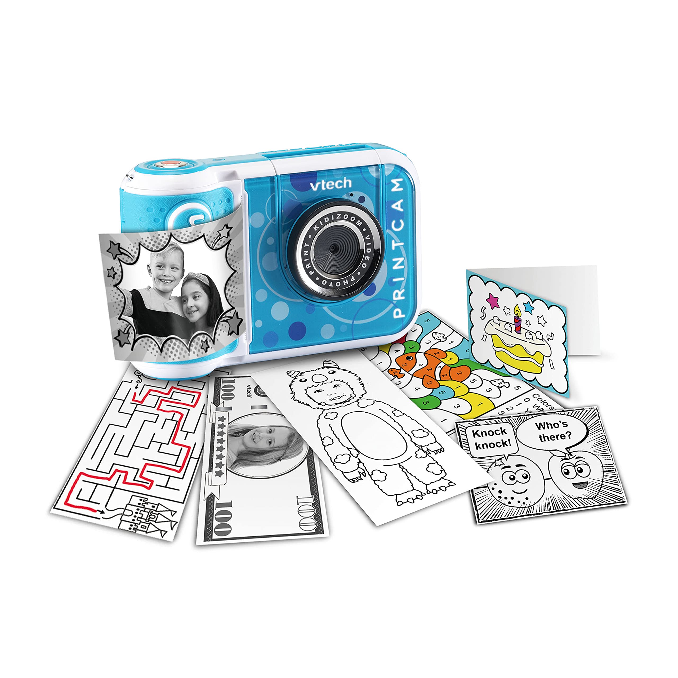 VTech KidiZoom PrintCam, High-Definition Digital Camera for Photos and Videos, I
