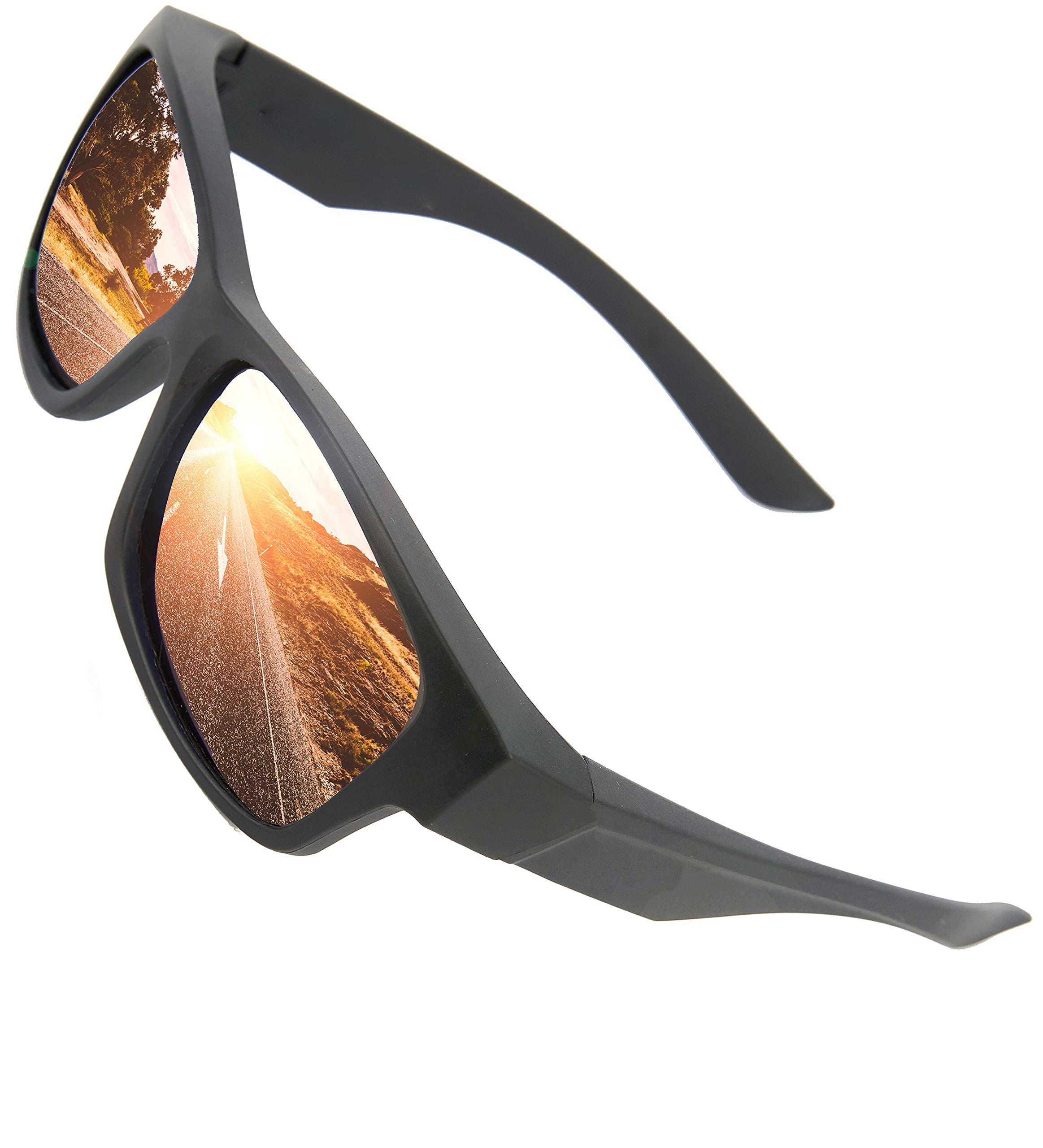 Blue Cut Fit Over Polarized Sunglasses Driving Clip on to Wear Over Prescription