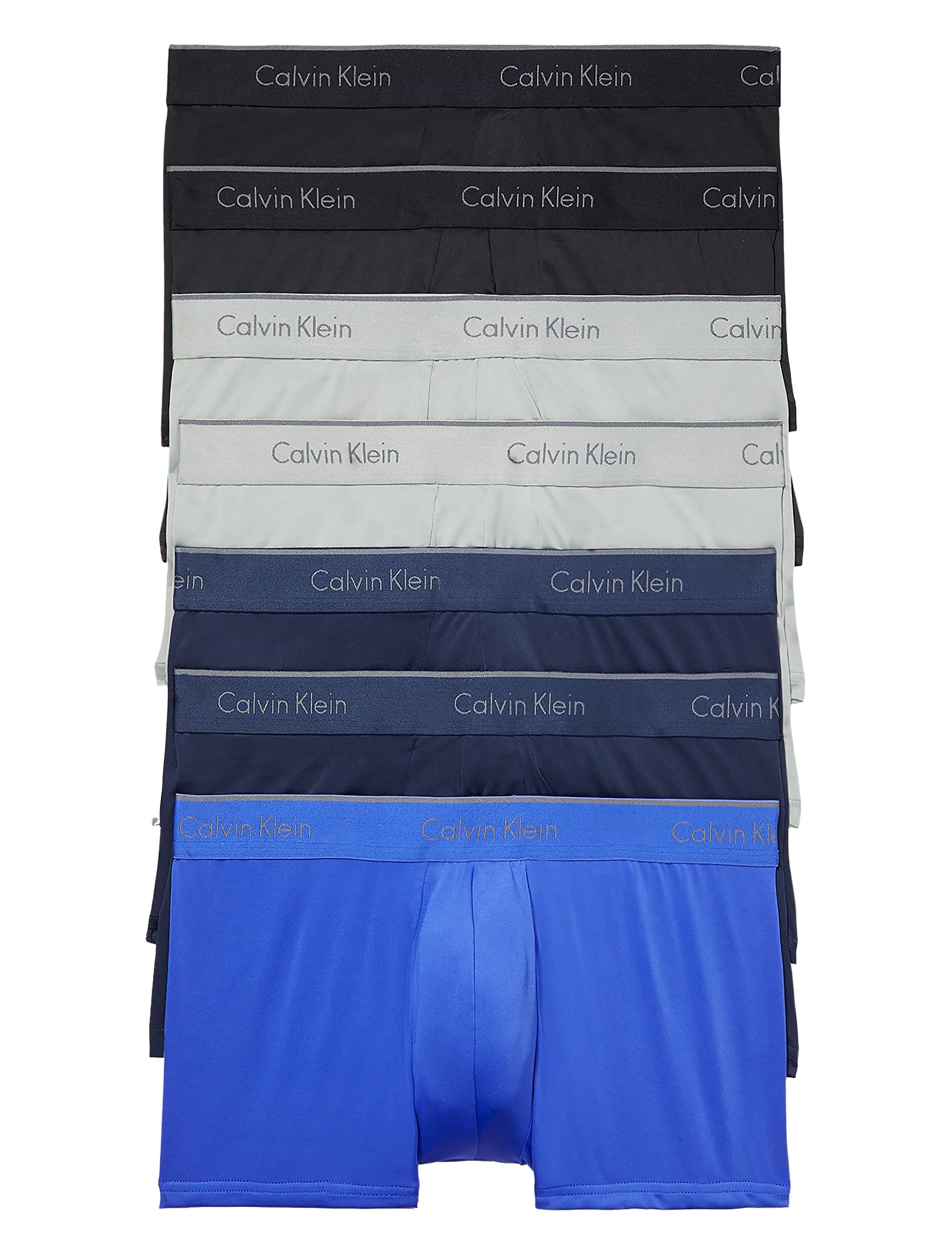 Calvin Klein Men's Micro Stretch 7-Pack Low Rise Trunks