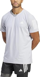 adidas Men's Own The Run T-Shirt, Aurora Black, X-Small