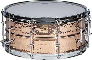 Copperphonic Snare Drum with Tube Lugs, Hammered 6.5"x14"