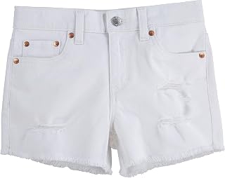 Levi's Kids Girl's Girlfriend Fit Shorty Shorts (Big Kids)