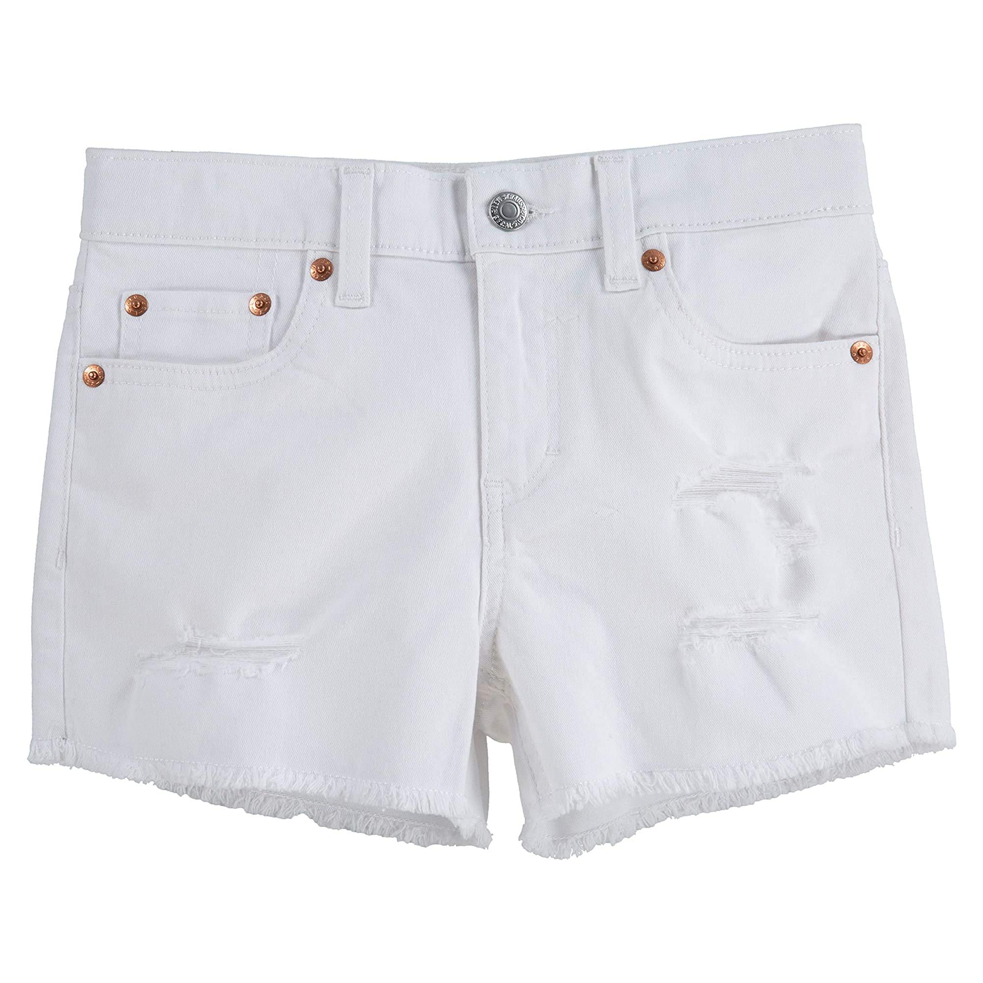 Levi's Kids Girl's Girlfriend Fit Shorty Shorts (Big Kids)