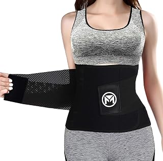 Moolida Waist Trainer Belt for Women Waist Trimmer | Workout Fitness Back Support Belt