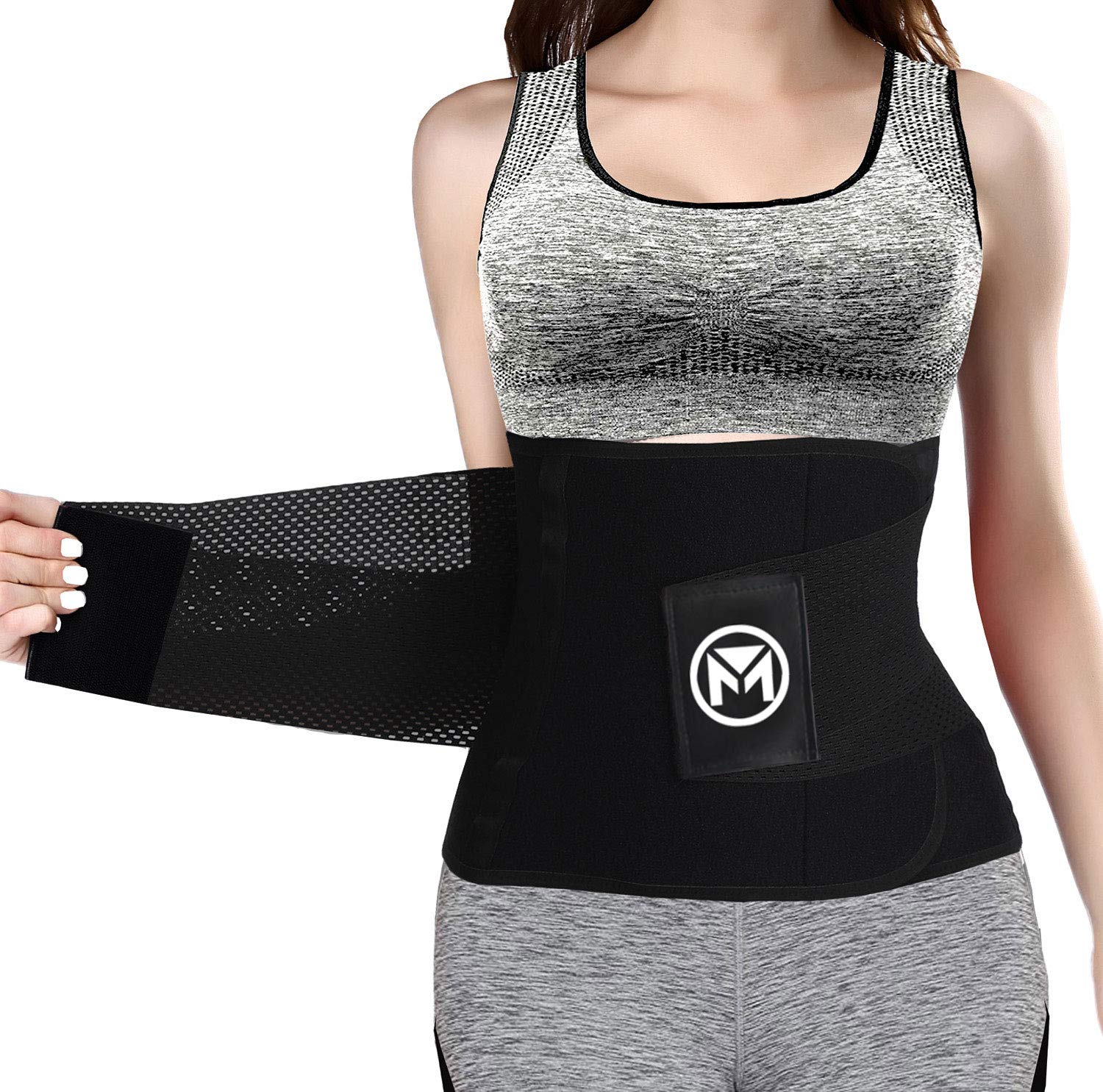 Moolida Waist Trainer Belt for Women Waist Trimmer | Workout Fitness Back Suppor
