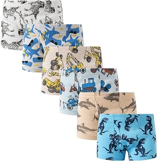 Winging Day Little Boys' Cotton Brief Soft Underwear Multipack