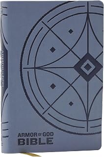 KJV Armor of God Bible, Blue/Gray Leathersoft (Children’s Bible, Red Letter, Comfort Print, Holy Bible): King James Version