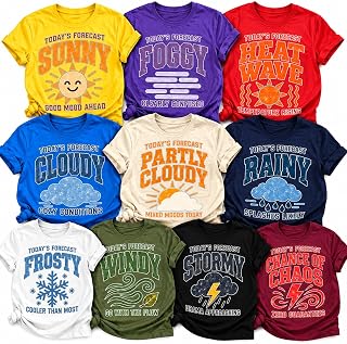 Weather Forecast Halloween Group Matching Shirt for Women Men Youth | Costume