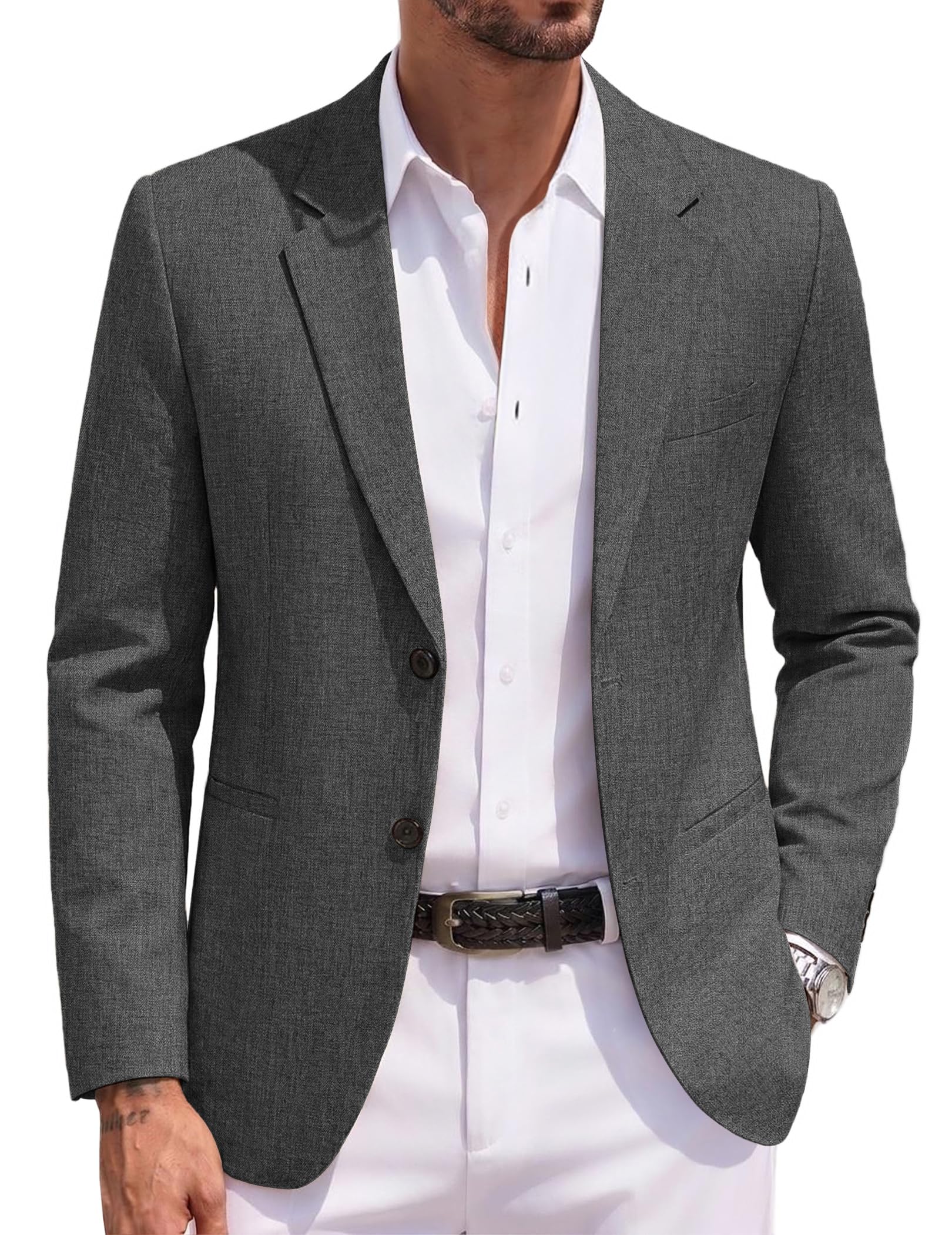 COOFANDY Mens Blazer Casual Sport Coats Regular Fit Lightweight Suit Jacket
