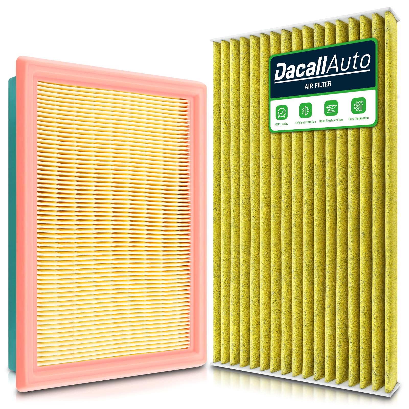 Engine & Cabin Air Filter for Nissan Sentra 2013-2019, Juke 1.6L 2011-2017