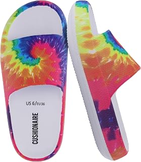 CUSHIONAIRE Women's Feather Cloud Recovery Slide Sandal + Comfort