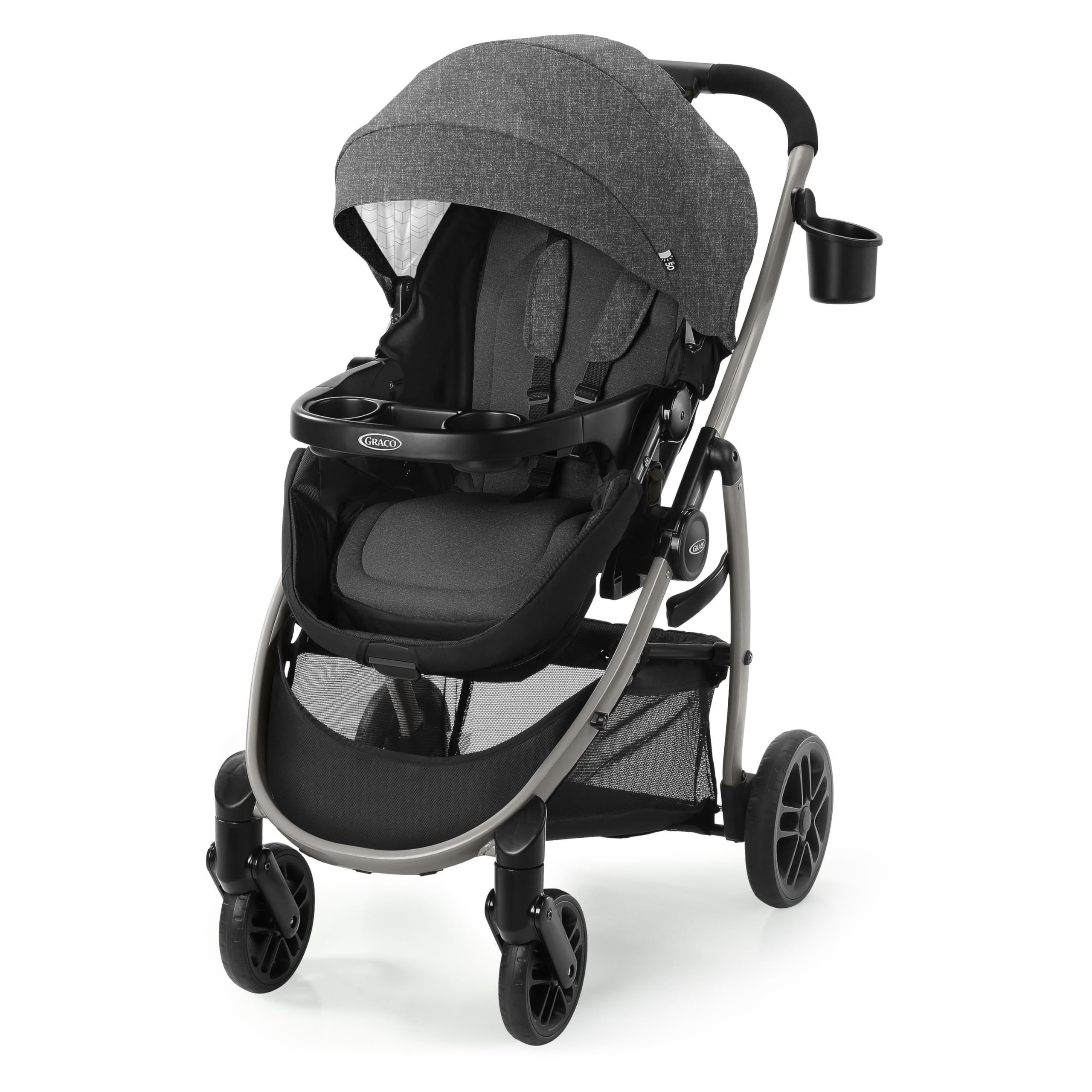Graco Modes Pramette 3-in-1 Stroller, Redmond | 3 Modes: Infant Car Seat Carrier