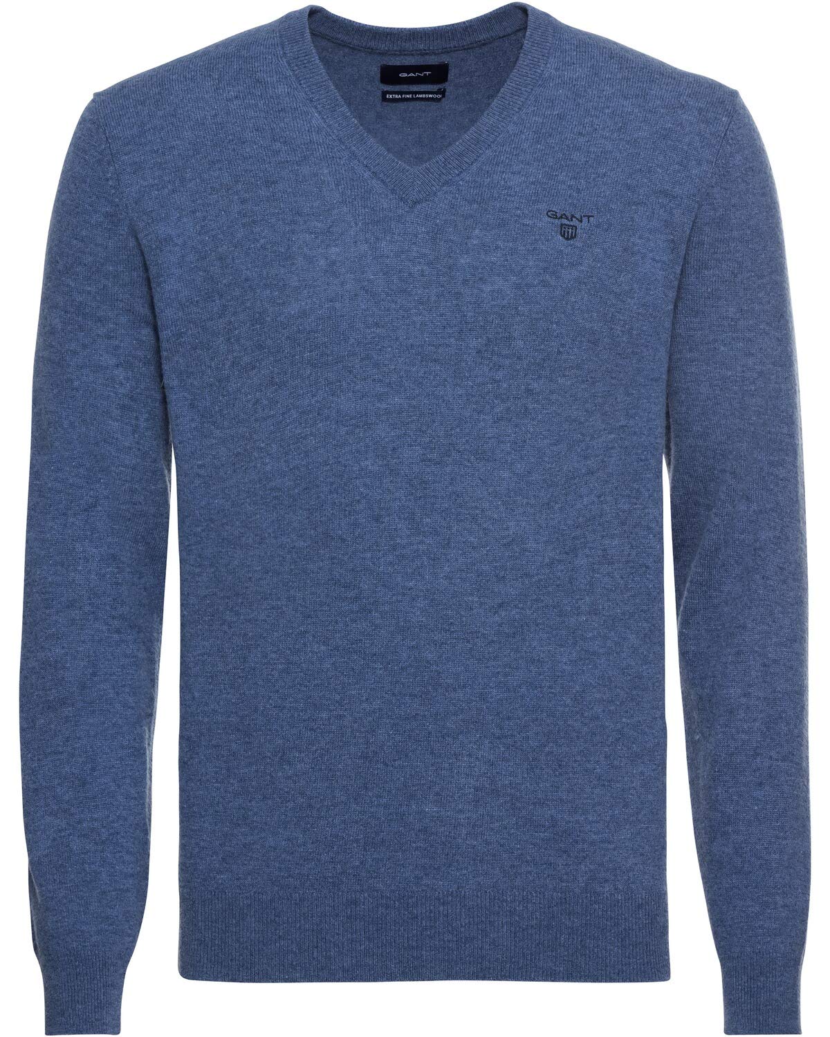 Gant Classic Cotton V-Neck Men's Jumper (Pack of 1)