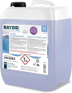 Bayzid Swimming Pool Winter Cleaner (1 x 5 L) - Powerful Algae Control | Descaling, Algaecide and Anti-Mould Effect - Effective Winter Preparation for Pools - Non-Foaming