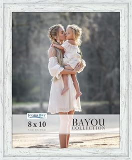 Icona Bay - 20x25cm Cloud White Photo Frame - Cape Cod Style, Photo Frame 8x10 Inches - Tabletop or Wall Mounted - Bayou Collection