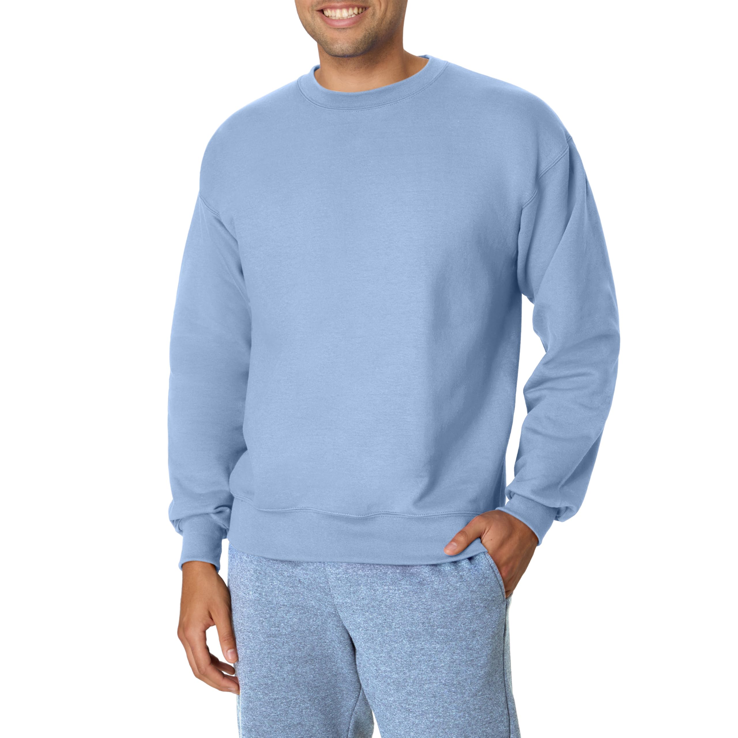 Hanes Men's Ultimate Sweatshirt, Heavyweight Fleece Sweatshirt, Crewneck Pullove