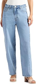 Buffalo David Bitton Womens Barbara High Rise Barrel Leg JeanJeans