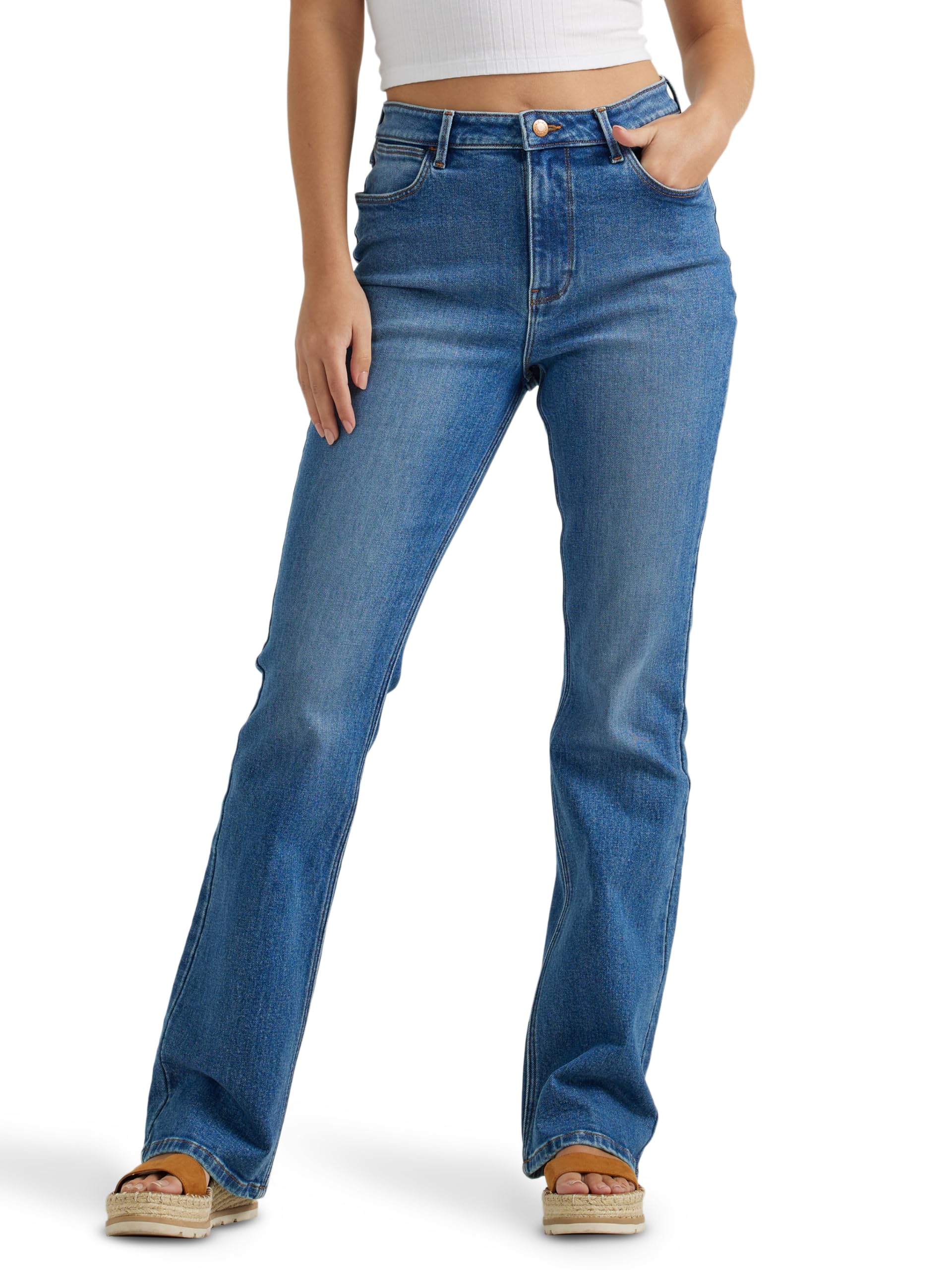 Wrangler Women's Bold High Waist Boot Jeans - Jeans - Bold High Waist Boot Jeans