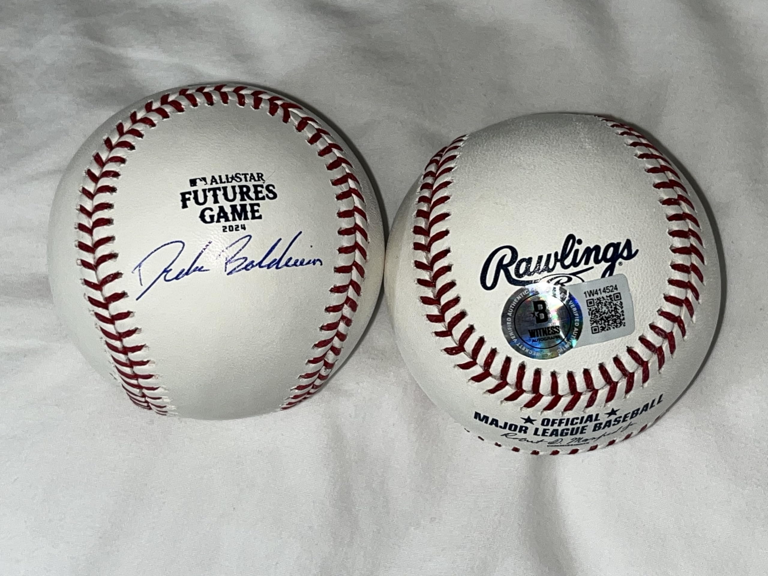 Drake Baldwin Autographed Signed Official Major League 2024 Futures Game Basebal