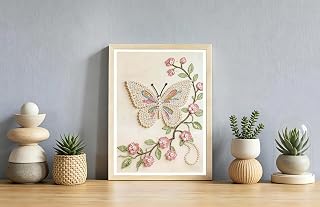 Butterfly Pearl Diamond Painting Kits for Adults,5D Diamond Art Pearl Kits