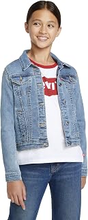 Levi'S Kids Stretch Trucker Jacket for Girls and Girls, 2-8 Years