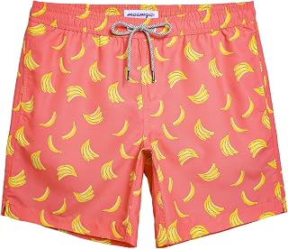 maamgic 2 in 1 Compression Lined Swimsuit with Zipper Men Swim Shorts Beach