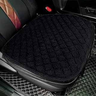 surpassme Comfortable Car Seat Covers Universal Front Seat Coves for Car Accessories with Storage Pockets, Padded Car Interior Covers for Automotive, SUV, Truck, and Van